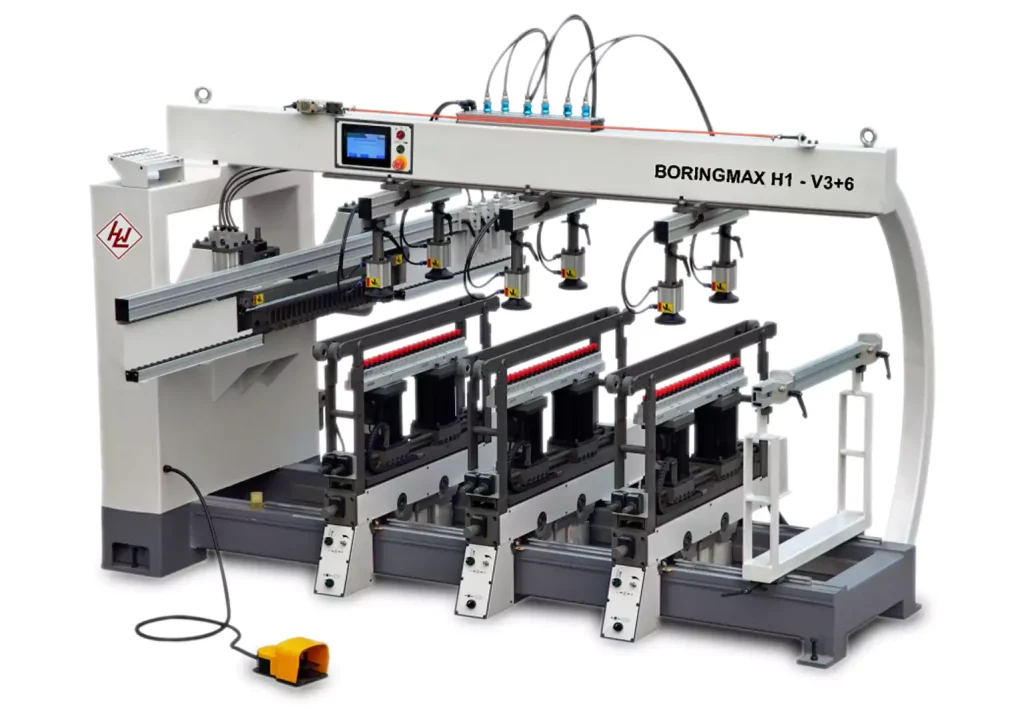 WINTER BORINGMAX H1-V3 multi-spindle drilling and quilling machine + 6