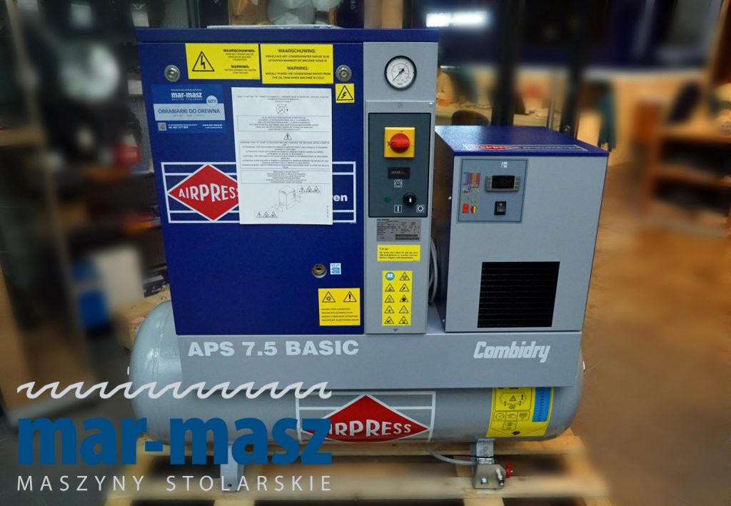 Kompresor Sprężarka śrubowa AIRPRESS APS Basic 7,5 / 200 Combi Dry